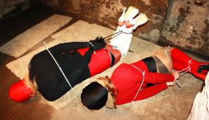 joycealexander.net - Boots And Sweater Bondage: "Double Damsel Perils II" - Pic Set - Jan 18 thumbnail